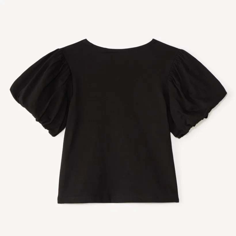 T-shirt manches courtes fille fleurs en cording