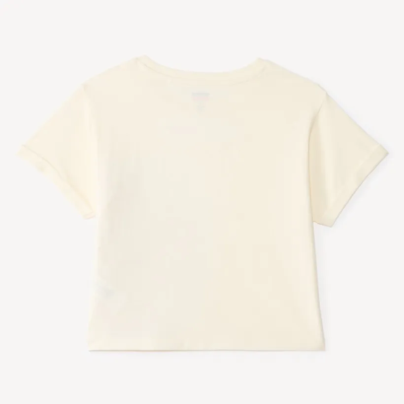 T-shirt manches courtes fille oversize broderie Hello Kitty