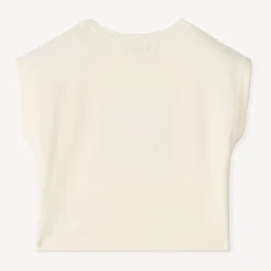 T-shirt manches courtes forme boîte à nœud pour fille
