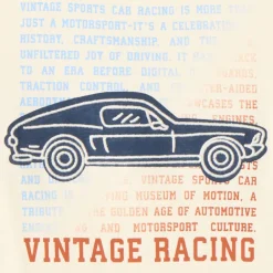 T-shirt manches courtes garçon voiture vintage brodée