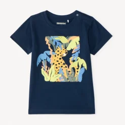 T-shirt manches courtes imprimé léopard pour bébé garçon