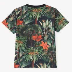 T-shirt manches courtes imprimé nature pour garçon