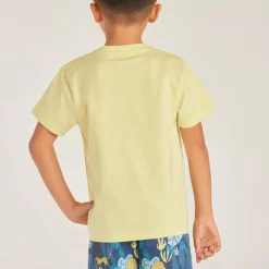 T-shirt manches courtes imprimé noix de coco pour garçon
