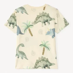 T-shirt manches courtes imprimé dinosaure pour garçon