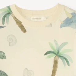 T-shirt manches courtes imprimé dinosaure pour garçon