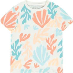 T-shirt manches courtes imprimé coraux pour garçon