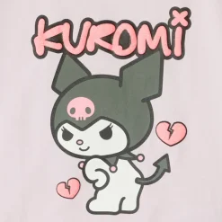 T-shirt manches courtes Kuromi Hello Kitty pour fille