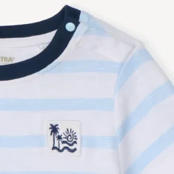 T-shirt manches courtes marinière pour bébé garçon