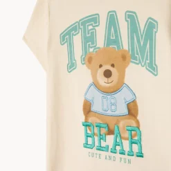 T-shirt manches courtes motif ourson pour bébé garçon