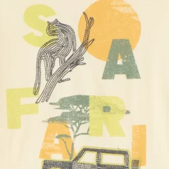 T-shirt manches courtes motifs safari pour garçon