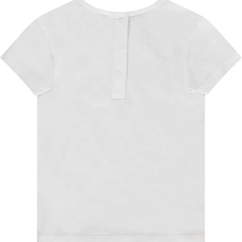 T-shirt manches courtes à motif pailleté pour bébé fille