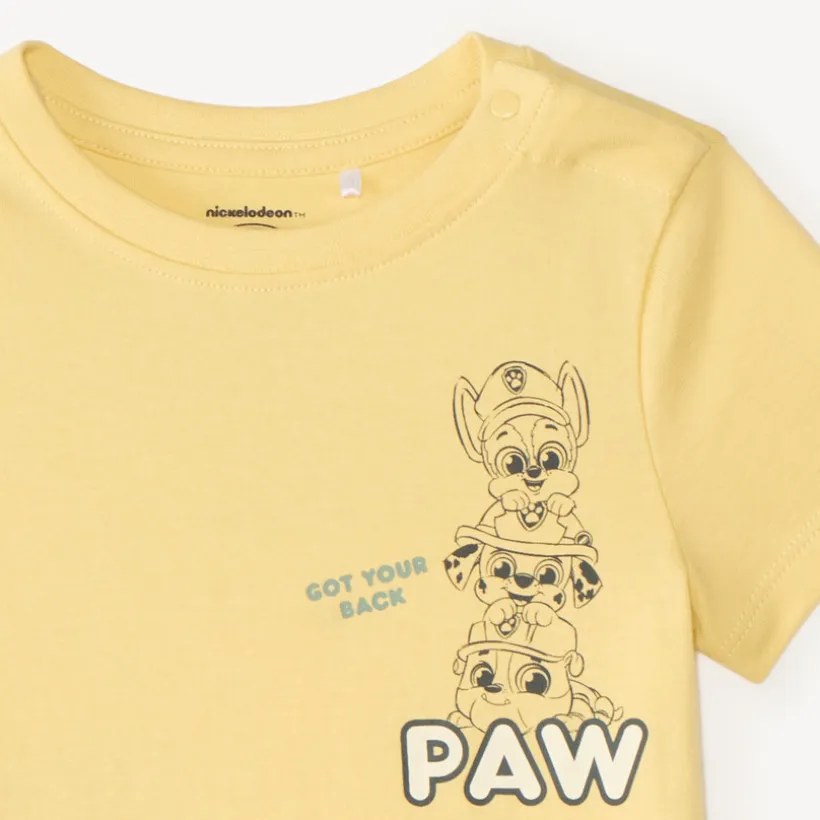 T-shirt manches courtes oversize print Pat' Patrouille pour bébé garçon