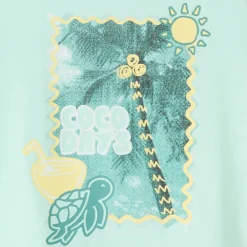 T-shirt manches courtes photoprint plage pour bébé garçon