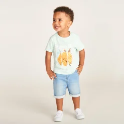 T-shirt manches courtes photoprinté pour bébé garçon