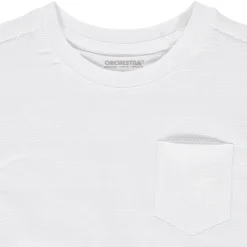 T-shirt manches courtes à poche print palmier