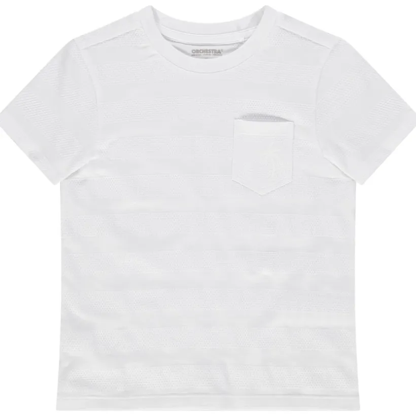 T-shirt manches courtes à poche print palmier