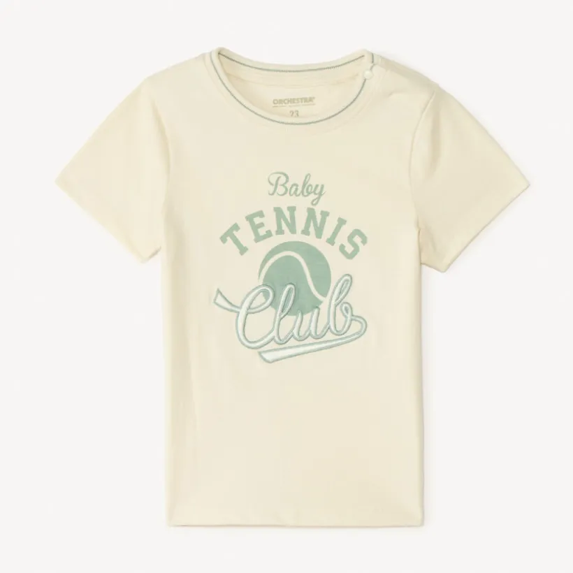 T-shirt manches courtes print tennis pour bébé garçon