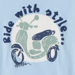 T-shirt manches courtes print scooter pour bébé garçon
