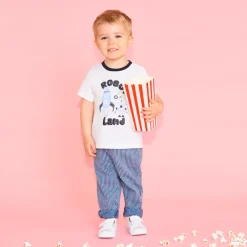 T-shirt manches courtes print robot et fusée pour bébé garçon