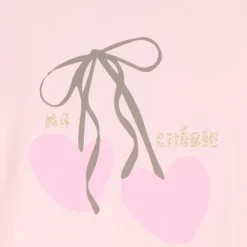 T-shirt manches courtes print fantaisie pailletées pour fille