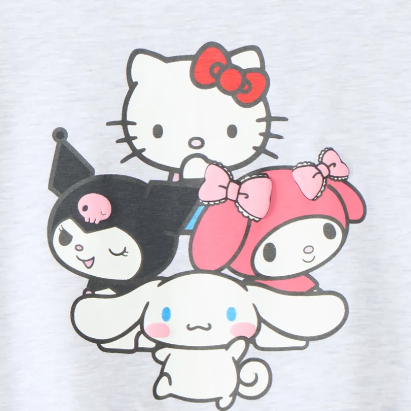 T-shirt manches courtes print Hello Kitty pour fille
