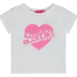 T-shirt manches courtes print pailleté Barbie pour fille