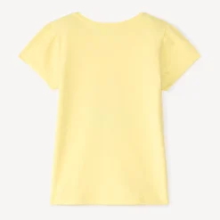 T-shirt manches courtes print fantaisie pailletées pour fille