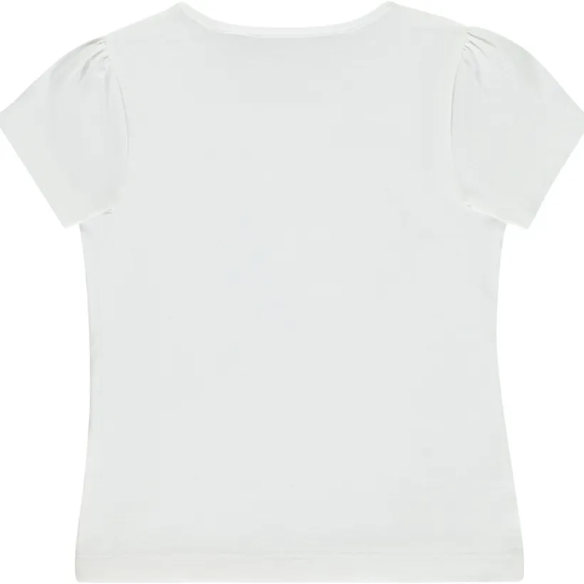 T-shirt manches courtes print fantaisie pour fille