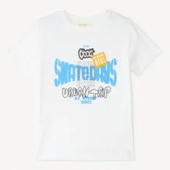 T-shirt manches courtes print skateboard pour garçon