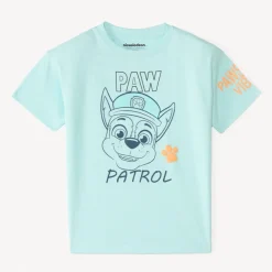 T-shirt manches courtes print Chase de la Pat'Patrouille pour garçon