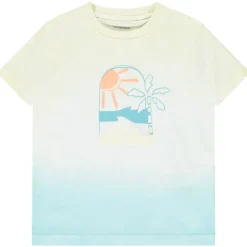 T-shirt manches courtes printé effet dégradé pour garçon