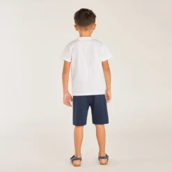 T-shirt manches courtes printé effet dégradé pour garçon