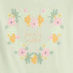 T-shirt manches courtes print pailleté fantaisie pour bébé fille