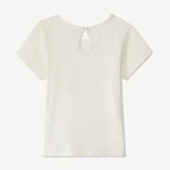 T-shirt manches courtes print cœurs pour bébé fille