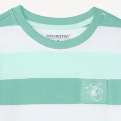 T-shirt manches courtes à rayures pour garçon