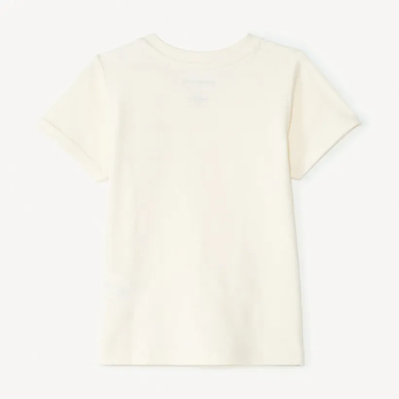 T-shirt manches courtes uni en jersey effet pop-corn pour bébé garçon