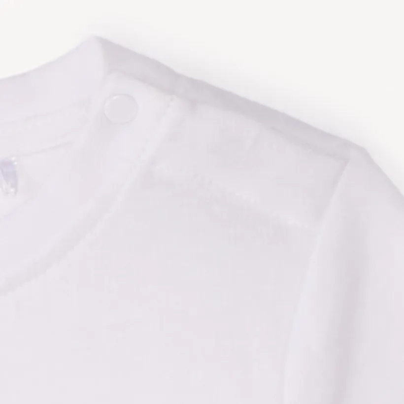 T-shirt manches courtes uni print fantaisie pour bébé garçon