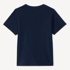 T-shirt manches courtes uni print fantaisie pour garçon