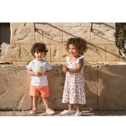 T-shirt manches courtes volantées pour bébé fille