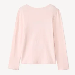T-shirt manches longues avec sequins fantaisie pour fille
