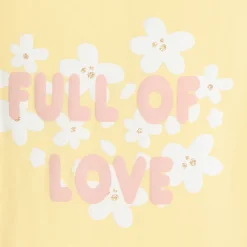 T-shirt manches longues bébé fille print pailleté fantaisie