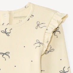 T-shirt manches longues bébé fille imprimé fantaisie