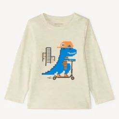 T-shirt manches longues bébé garçon print fantaisie