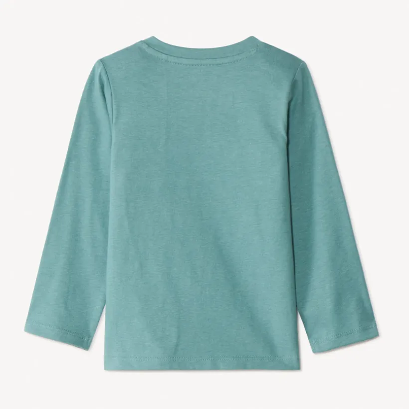 T-shirt manches longues à broderie effet bouclette pour bébé garçon