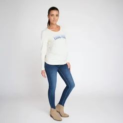 T-shirt manches longues de grossesse print Love Club