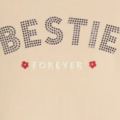 T-shirt manches longues fille print Bestie