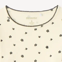 T-shirt manches longues imprimé fleurs pour fille