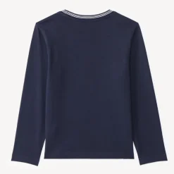 T-shirt manches longues imprimé voiture pour garçon