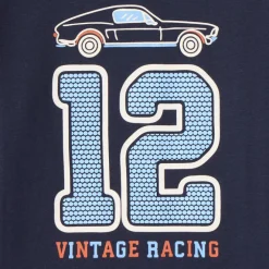 T-shirt manches longues imprimé voiture pour garçon