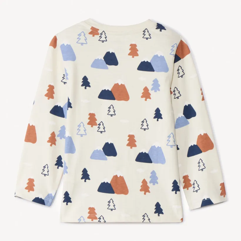 T-shirt manches longues imprimé fantaisie pour bébé garçon